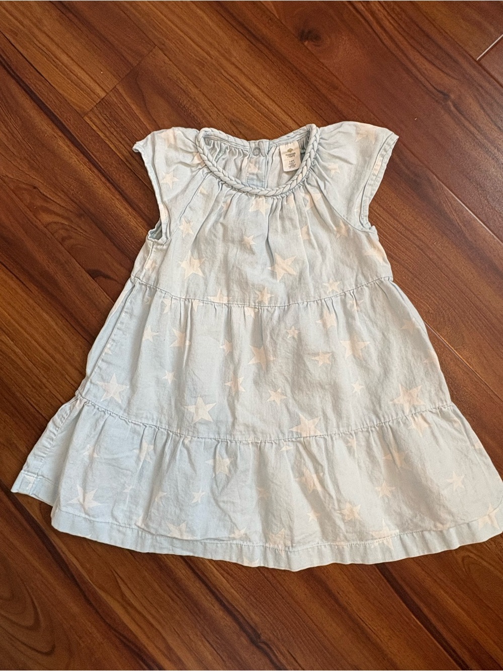 Light Blue Star-Print Tucker and Tate dress